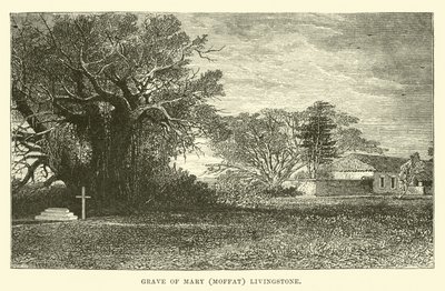 Mária (Moffat) Livingstone sírja alkotó: English School