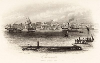 Gravesend a Tilbury erődből alkotó: English School
