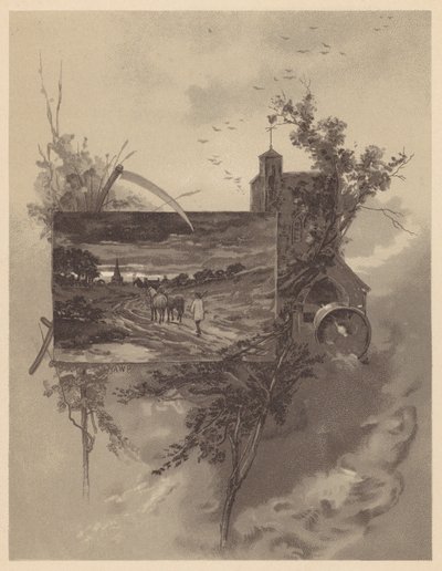 Gray elégiája (litográfia) alkotó: English School