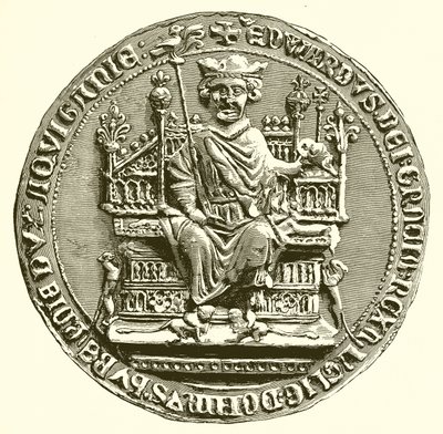 I. Edward nagy pecsétje alkotó: English School