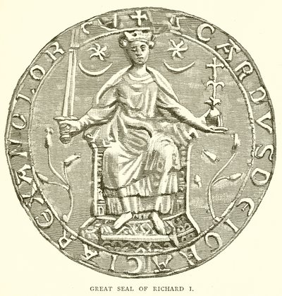 I. Richárd nagy pecsétje alkotó: English School