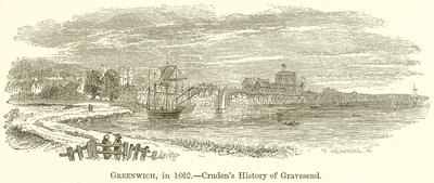 Greenwich, 1662-ben. - Crudens Gravesend története alkotó: English School