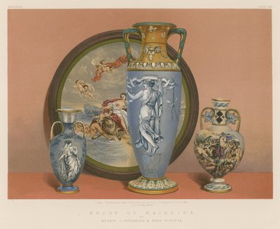 A majolika csoportja, J Wedgwood és Fiai urak, Etruria alkotó: English School