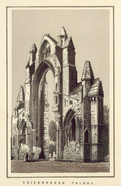 Guisborough Priory (litográfia) alkotó: English School