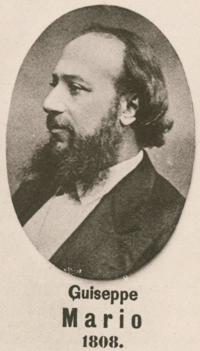 Guiseppe Mario (Gravur) von English School