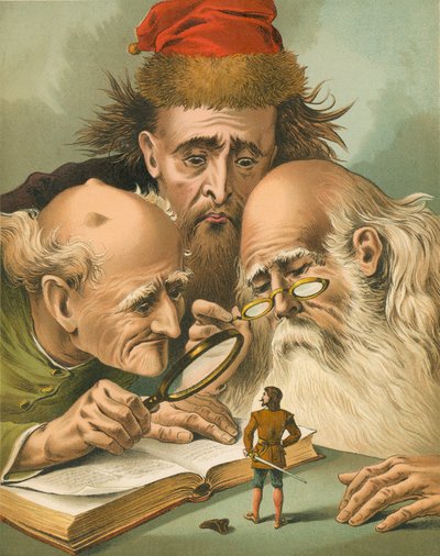 Gulliver Brobdingnagban alkotó: English School
