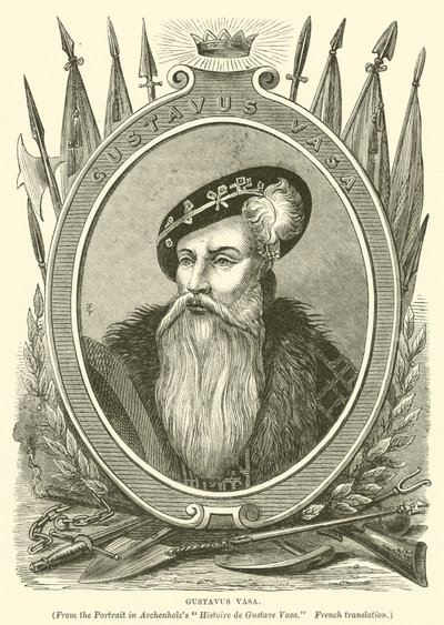 Gustavus Vasa (metszet) alkotó: English School