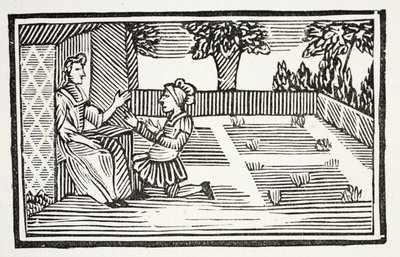 Guy Courts Fair Phyllis, illusztráció a Chapter-books of the Eighteenth Century, John Ashton, pub. 1882 alkotó: English School