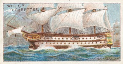 H.M.S. "Bellerophon" alkotó: English School