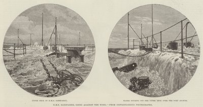 HMS Sanspareil a széllel szemben (metszet) alkotó: English School