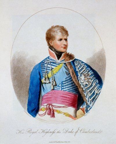 HRH, Cumberland hercege, 1806 alkotó: English School