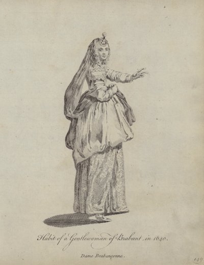 Egy brabanti úriasszony szokása 1640-ben alkotó: English School