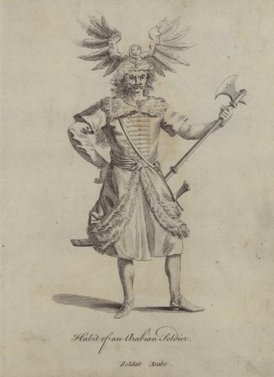 Egy arab katona szokásai (metszet) alkotó: English School