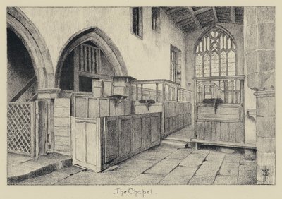 Haddon Hall, The Chapel (litográfia) alkotó: English School