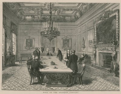 A Drapers Company csarnoka, London alkotó: English School
