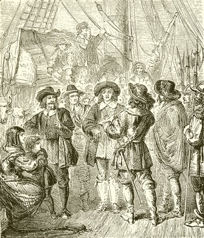 Hampden és Cromwell megakadályozta a kivándorlást alkotó: English School