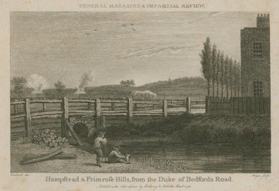 Hampstead és Primrose Hills, a Duke of Bedfords úttól alkotó: English School