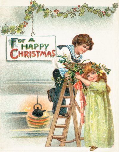Lógó karácsonyi díszek, karácsonyi kártya alkotó: English School