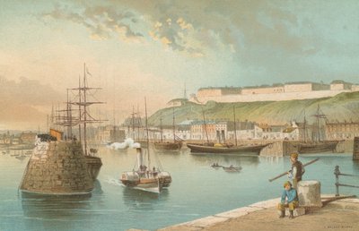 Harbour and Fort Regent, St. Heliers – Jersey alkotó: English School