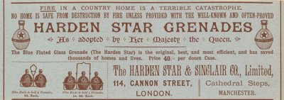 Harden Star Grenades, reklám alkotó: English School