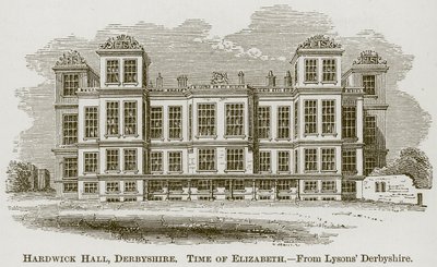 Hardwick Hall, Derbyshire, illusztráció a The Comprehensive History of England-ből alkotó: English School