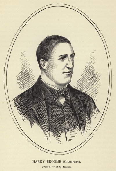 Harry Broome, bajnok, Moore nyomatából alkotó: English School