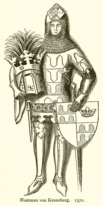 Hartmann von Kronenberg. 1372 alkotó: English School