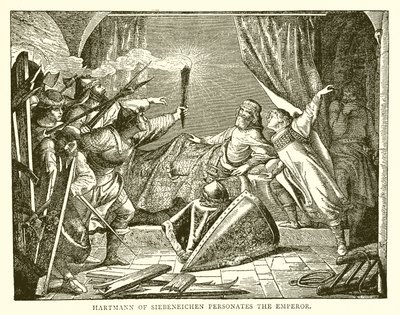 Siebeneicheni Hartmann megszemélyesíti a császárt alkotó: English School