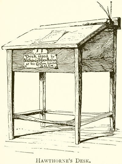 Hawthornes íróasztal alkotó: English School