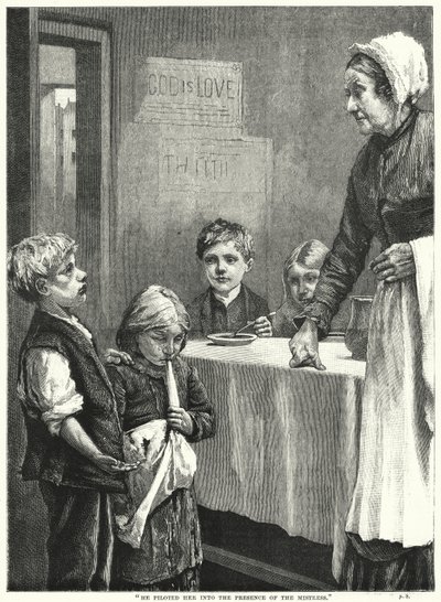 „Az úrnő jelenlétébe irányította” (metszet) alkotó: English School
