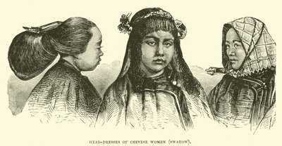 Kínai nők fejdíszei, Swatow alkotó: English School
