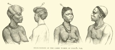 Kopfbedeckungen der Cammi-Frauen von Fernao Vaz von English School