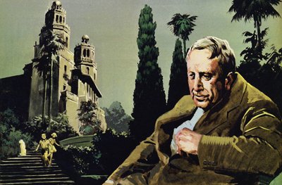 Hearst hatalmas, extravagáns házat épített San Simeonban alkotó: English School