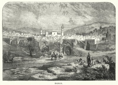 Hebron (metszet) alkotó: English School