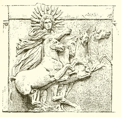 Helios a szekerén alkotó: English School
