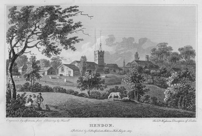 Hendon (metszet) alkotó: English School