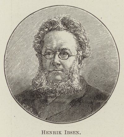 Henrik Ibsen (metszet) alkotó: English School