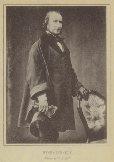 Henry Burnett, Nicholas Nickleby (litho) alkotó: English School