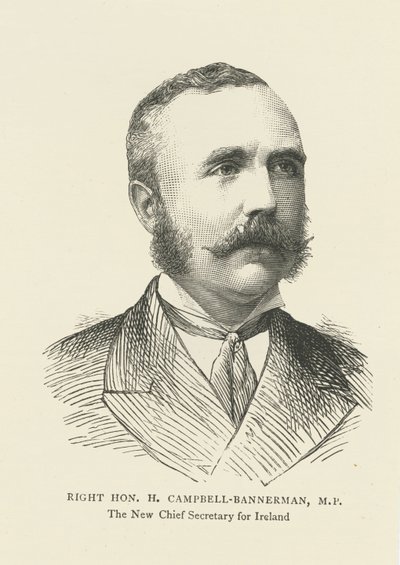 Henry Campbell-Bannerman írországi főtitkárként (metszet) alkotó: English School