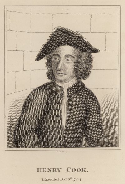 Henry Cook, kivégezve 1741. december 6-án alkotó: English School