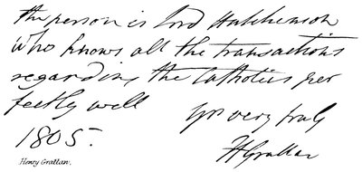 Henry Grattan alkotó: English School