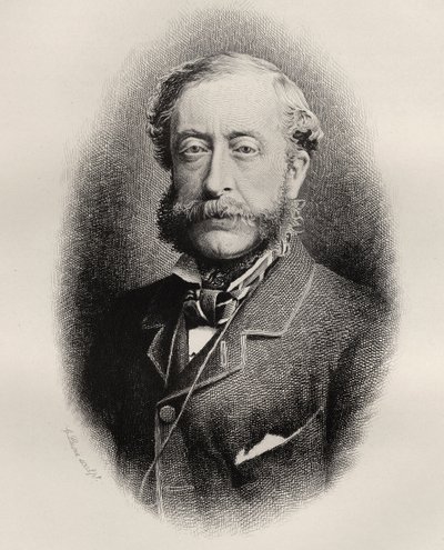 Henry Howard Molyneux Herbert, Carnarvon 4. grófja, vésette C. Laurie, a „The History of Freemasonry, I. kötet”, Thomas C. Jack kiadása, London, 1883 alkotó: English School