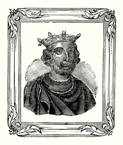 Henrik 1208-ban született, 1216-ban koronázták meg és 1272-ben halt meg (metszet) alkotó: English School