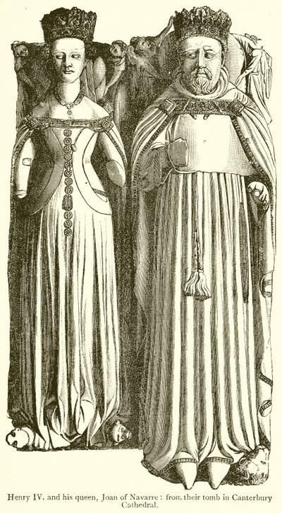 IV. Henrik és királynője, Navarrai Joanna alkotó: English School
