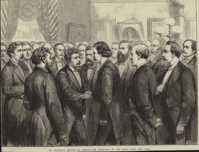 Henry Morton Stanley visszatér Amerikába alkotó: English School