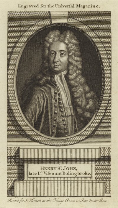 Henry St John, néhai Bolingbroke vikomt alkotó: English School