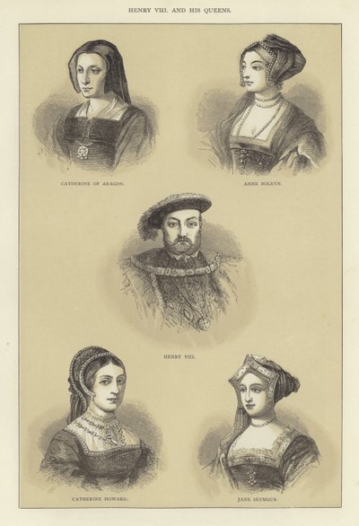 VIII. Henrik és királynői alkotó: English School