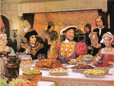 VIII. Henrik Sir Thomas More-rel a jobbján alkotó: English School