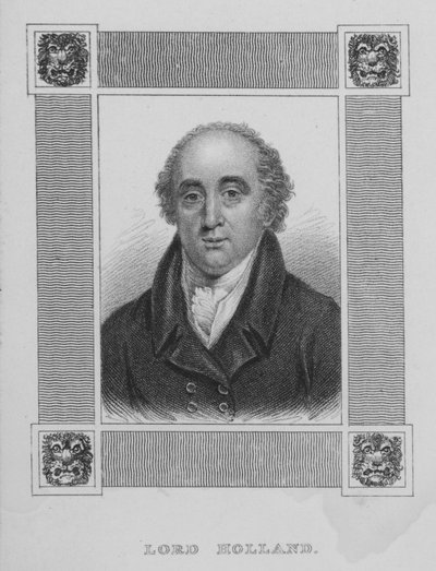 Henry Vassall-Fox, 3. Holland báró, angol whig politikus alkotó: English School