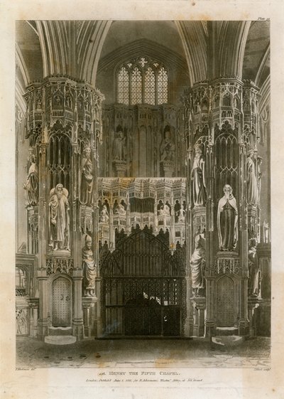 Henry the Fifth Chapel, Westminster Abbey alkotó: English School
